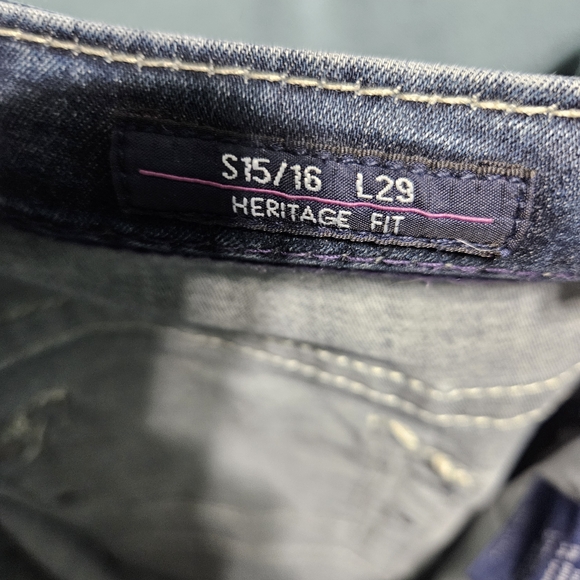 Vigoss Dark Blue Straight Leg Jeans - Picture 3 of 3